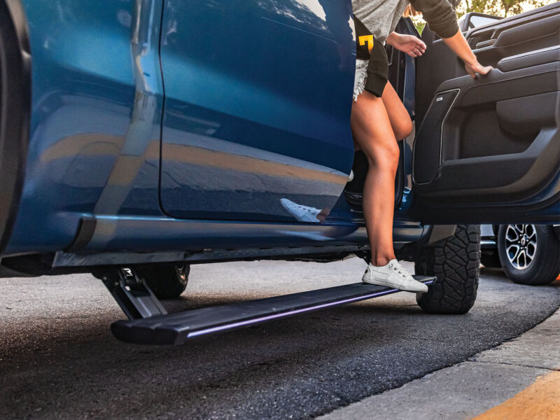 GMC Sierra 2500HD Electric Running Boards - AMP Research - PowerStep Vision - 2024+